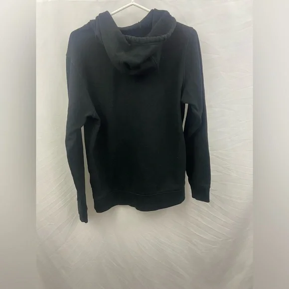 Volcom Hoodie Mens Size Small Black Sweatshirt Pullover Skate Surf Big Logo - Picture 5 of 7